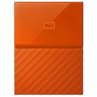 Western Digital 3TB My Passport USB 3.0 Secure Portbale Hard Drive (Orange) 1