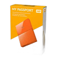 Western Digital 3TB My Passport USB 3.0 Secure Portbale Hard Drive (Orange) 6