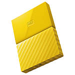 Western Digital 3TB My Passport USB 3.0 Secure Portable Hard Drive (Yellow)
