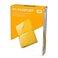 Western Digital 3TB My Passport USB 3.0 Secure Portable Hard Drive (Yellow) 6