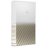 Western Digital 1TB My Passport Ultra USB 3.0 External Hard Drive (White/Gol 1