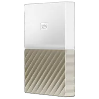 Western Digital 1TB My Passport Ultra USB 3.0 External Hard Drive (White/Gol 2