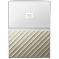 Western Digital 1TB My Passport Ultra USB 3.0 External Hard Drive (White/Gol 3