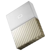 Western Digital 3TB My Passport Ultra USB 3.0 External Hard Drive (White/Gol 0