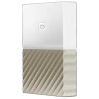 Western Digital 3TB My Passport Ultra USB 3.0 External Hard Drive (White/Gol 3