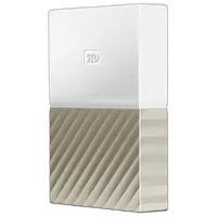 Western Digital 4TB My Passport Ultra USB 3.0 External Hard Drive (White/Gol 3