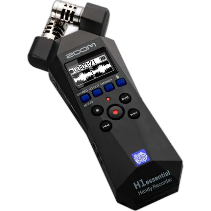 Zoom H1Essential Series 2-Track 32-Bit Float Handheld Recorder