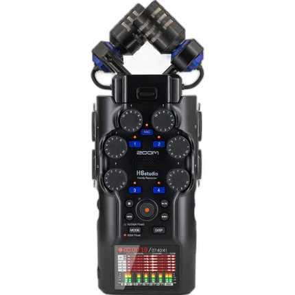 Zoom H6 Studio Handheld Recorder