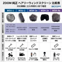 Zoom WSH-4E Hairy Windscreen for H4essential  and  H6essential 1