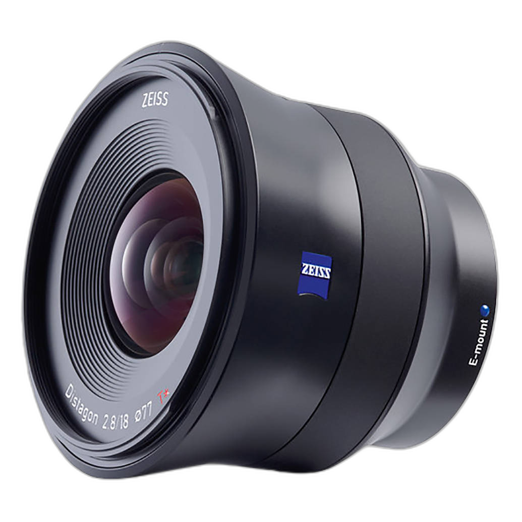 Zeiss Batis 18mm f/2.8 side view