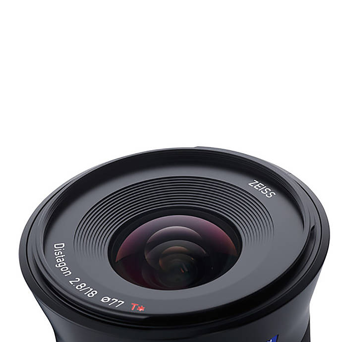Zeiss Batis 18mm f/2.8 for Sony FE - lens with hood