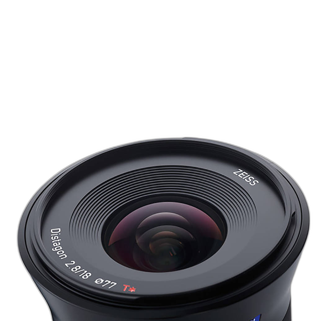 Zeiss Batis 18mm f/2.8 front view
