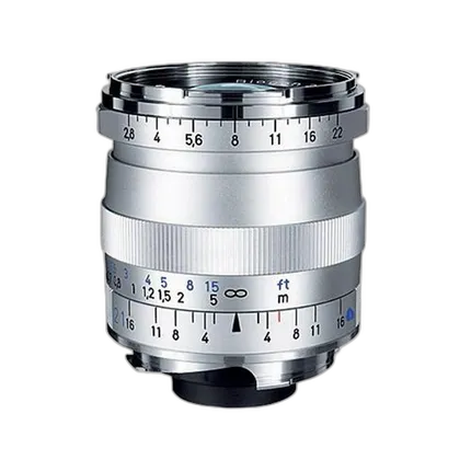 Zeiss Biogon T 21mm f/2.8 ZM Wide Angle Lens - Silver