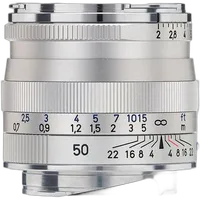 Zeiss Planar T 50mm f/2.0 ZM Standard Lens - Silver 0