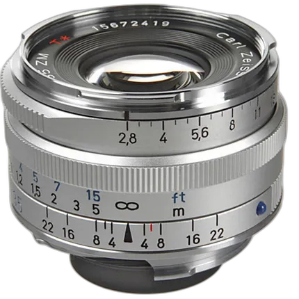 Zeiss C Biogon T 35mm f/2.8 ZM Wide Angle Lens - Silver