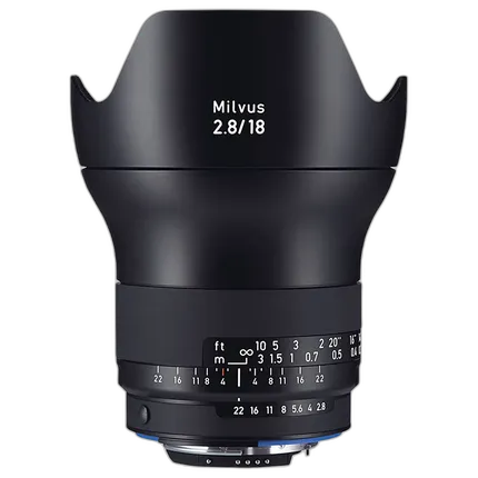 Zeiss Milvus 18mm f/2.8 ZF.2 Lens for Nikon F