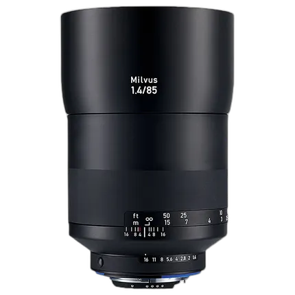 Zeiss Milvus 85mm f/1.4 ZF.2 Lens for Nikon F