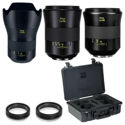 ZEISS Otus ZE 4-Lens Bundle for Canon EF