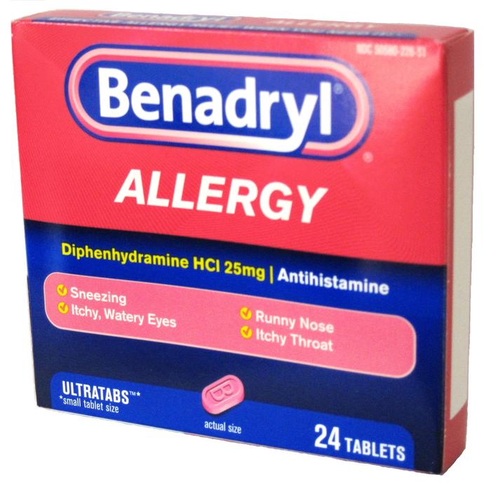 Benadryl 24ct Allergy Multi Dose Medicine Benadryl at Unique Photo