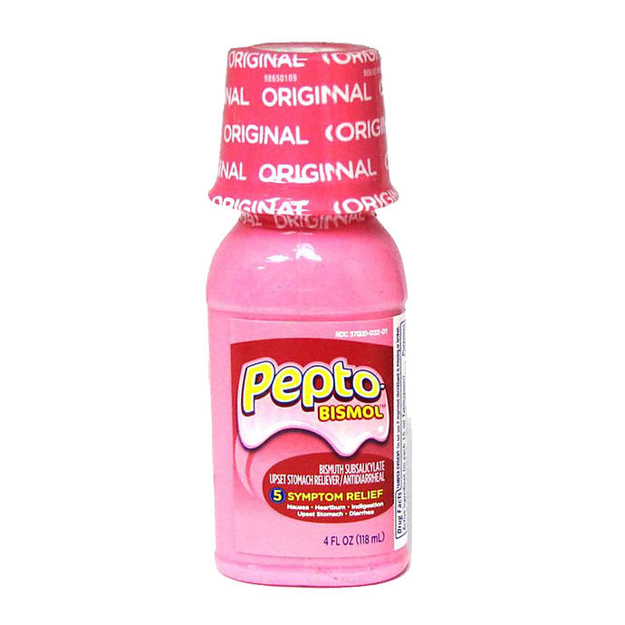 Pepto Bismol Liquid 4oz Original Flavor Multi Dose Medicine Health