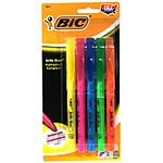 Bic BriteLiner 5 Pack Assorted Colors Chisel Point Highlighters
