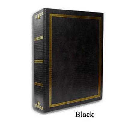 Pioneer 9 x 10 In. Magnetic 3-Ring Photo Album (100 Pages) - Black