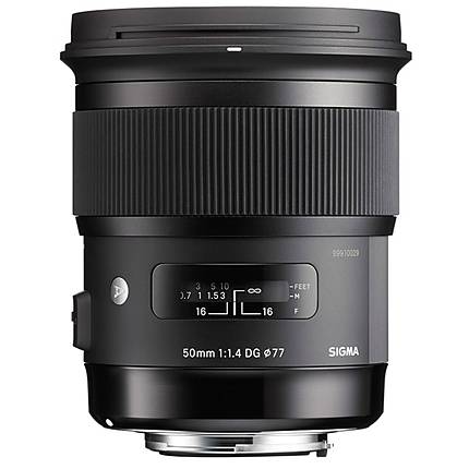 Sigma 50mm f/1.4 EX DG HSM Standard Lens for Canon - Black