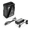 Shape Full Play V-Mount Battery Kit with Portable D-Tap Charger - 98Wh Batte