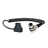 Shape D-Tap to 4-Pin XLR Coiled Cable