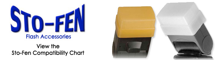 Sto-fen Flash Accessories - View the Sto-Fen Compatibility Chart