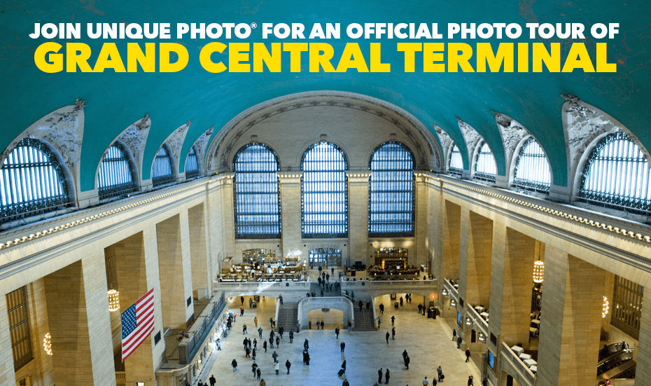Join Unique Photo for an official photo tour of Grand Central Terminal